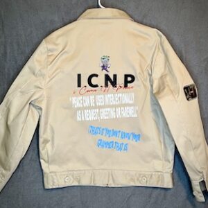 KHAKI-WORKER JACKET DESIGN W/ PATCHS